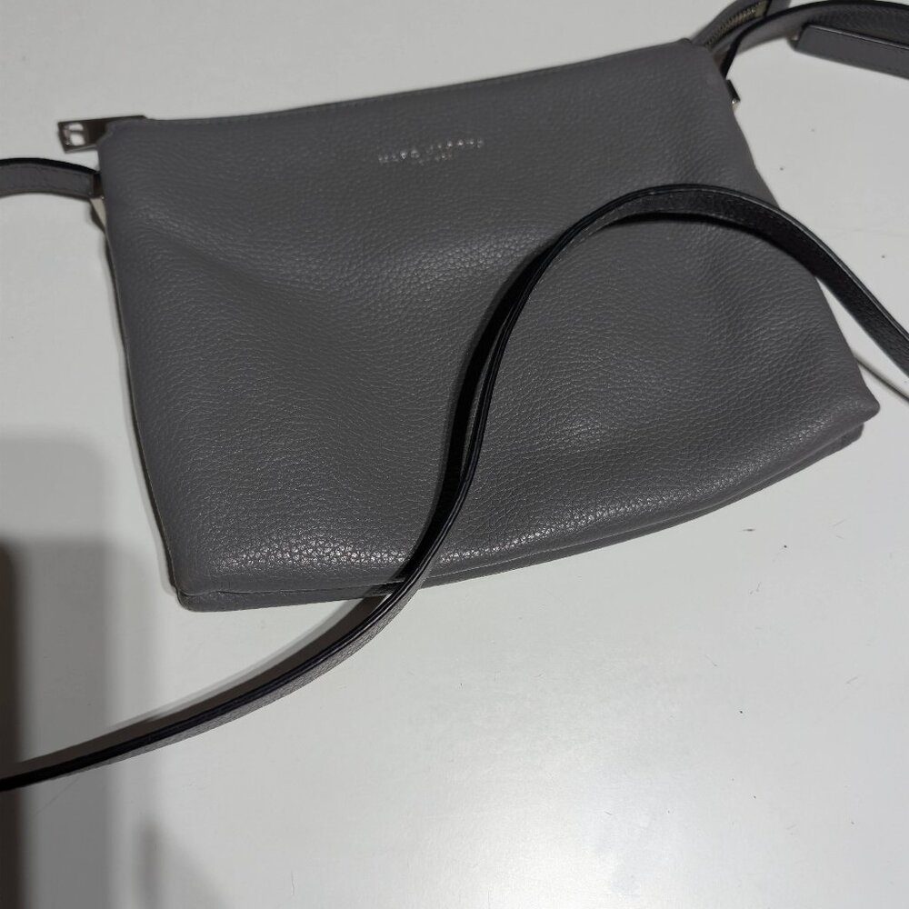 Authentic Marc Jacobs Leather Crossbody Gray